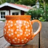Kugelbecher, 220 ml,8 cm, Bunzlau orange, BSN m-4211^Bunzlauer Keramik Sale