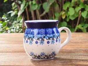 Kugelbecher, 220 ml,8 cm, Fleur Delicate, BSN J-1945^Bunzlauer Keramik Best