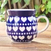 Kugelbecher, 450 ml,10 cm, Ich Dich auch, BSN s-319^Bunzlauer Keramik Hot