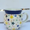Kugelbecher, 220 ml,8 cm, Sterne^Bunzlauer Keramik New