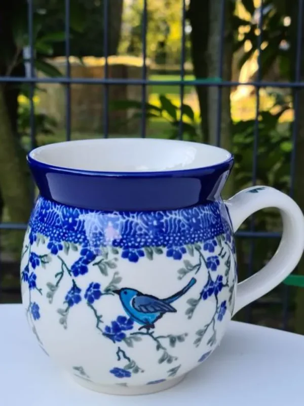 Kugelbecher, 450 ml,10 cm, Vogel Ivy^Bunzlauer Keramik Hot