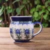 Kugelbecher, 220 ml, Höhe 8 cm, Unikat 7 - BSN J-4483^Bunzlauer Keramik Online