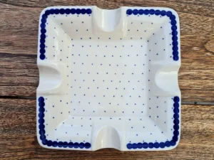 Maxi Aschenbecher, 17,5 x 17,5 cm, 3,5 cm hoch, Tradition 26 - BSN 7677^Bunzlauer Keramik Fashion