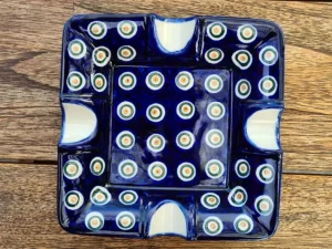 Maxi Aschenbecher, 17,5 x 17,5 cm, 3,5 cm hoch, Tradition 10 - BSN 0666^Bunzlauer Keramik Discount