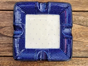 Maxi Aschenbecher, 17,5x17,5x3,5 cm, Unikat 18, BSN 14883^Bunzlauer Keramik Outlet