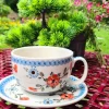 Maxi Tasse mit Unterteller, 375 ml, Trad. 53, BSN m-3372^Bunzlauer Keramik Discount