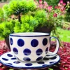 Maxi Tasse mit Unterteller, 375 ml, Trad. 28, BSN m-3370^Bunzlauer Keramik Discount