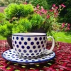 Maxi Tasse mit Unterteller, 375 ml, Trad. 24, BSN m-3367^Bunzlauer Keramik Fashion