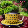 Maxi Tasse mit Unterteller, 375 ml, Trad. 20, BSN m-881^Bunzlauer Keramik Best