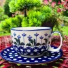 Maxi Tasse mit Unterteller, 375 ml, Trad. 11, BSN y-041^Bunzlauer Keramik Discount