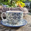 Maxi Tasse mit Unterteller, 375 ml, Summer Wind, BSN J-1533^Bunzlauer Keramik Online