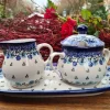Milch, Zucker auf Tablett, Royal Blue, BSN A-0767^Bunzlauer Keramik Discount