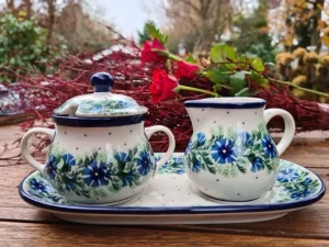 Milch, Zucker auf Tablett, Tradition 7 - BSN 1891^Bunzlauer Keramik Sale
