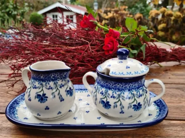 Milch, Zucker auf Tablett, Daydream^Bunzlauer Keramik Best