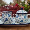 Milch, Zucker auf Tablett, Tradition 37^Bunzlauer Keramik Outlet