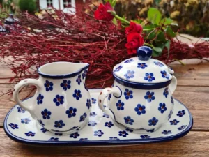 Milch, Zucker auf Tablett, Tradition 3 - BSN 1455^Bunzlauer Keramik Clearance