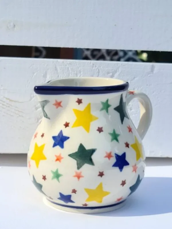 Milchkännchen, 150 ml, Sterne^Bunzlauer Keramik New