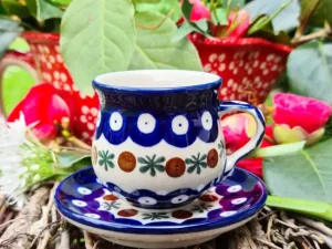 Mocca- / Espressotasse mit Unterteller, 70-80 ml, Tradition 6- BSN 0601^Bunzlauer Keramik Clearance