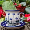 Mocca- / Espressotasse mit Unterteller, 70-80 ml, Tradition 11- BSN 4047^Bunzlauer Keramik Best