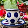 Mocca-/Espressotasse mit Unterteller, Tradition 28 - BSN 200980^Bunzlauer Keramik New