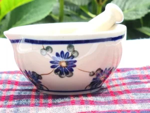 Mörser mit Schlegel, Ø 8,5 cm, 4 cm hoch, Tradition 8 polacco ceramica - BSN 2211^Bunzlauer Keramik Hot