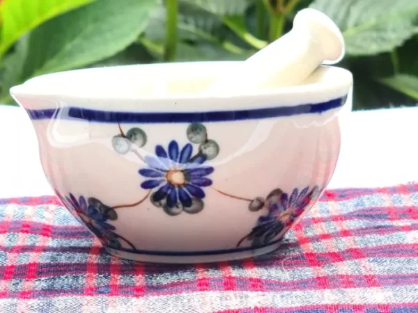 Mörser mit Schlegel, Ø 8,5 cm, 4 cm hoch, Tradition 8 polacco ceramica - BSN 2211^Bunzlauer Keramik Hot
