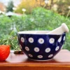 Mörser mit Schlegel, Ø 8,5 cm, 4 cm hoch, Tradition 5 BSN 2269^Bunzlauer Keramik Sale