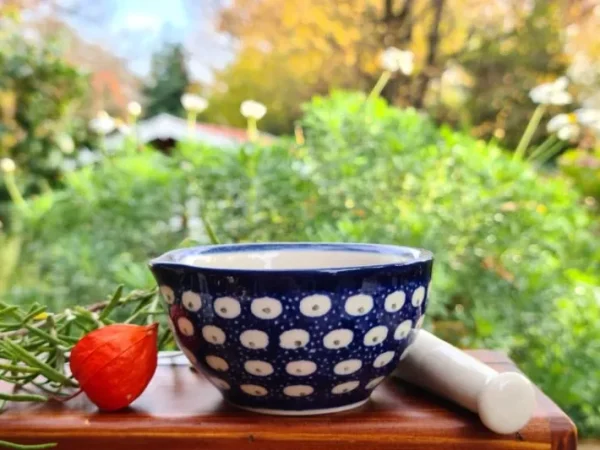 Mörser mit Schlegel, Ø 8,5 cm, 4 cm hoch, Tradition 4 polish pottery - BSN 1594^Bunzlauer Keramik Outlet