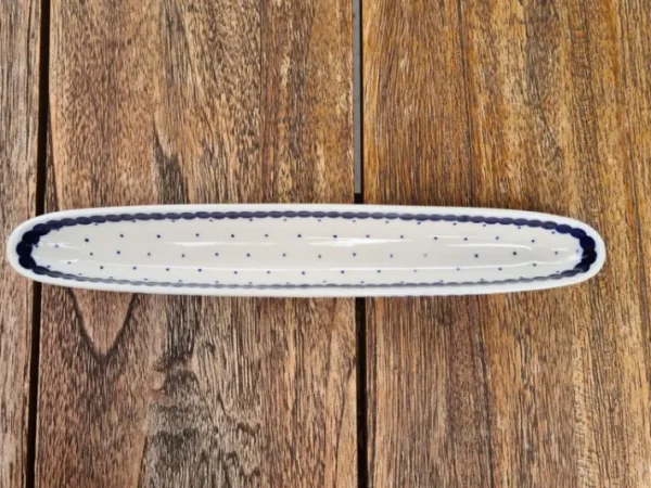 Olivenschale, 25,5 x 4 cm, Höhe 2,5 cm, Tradition 26 - BSN 20441^Bunzlauer Keramik Hot