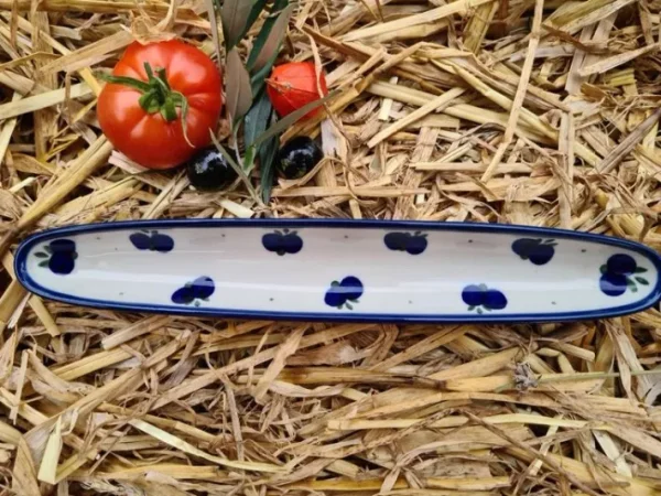 Olivenschale, 25,5 x 4 cm, Höhe 2,5 cm, Tradition 22 - BSN 20438^Bunzlauer Keramik Hot