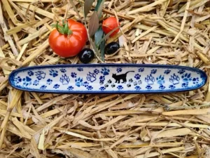 Olivenschale, 25x4 cm,↑2,5 cm, Katze, BSN A-0741^Bunzlauer Keramik Clearance
