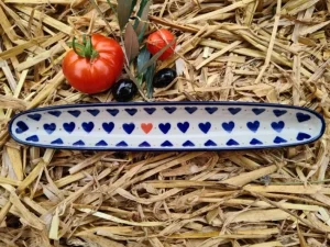 Olivenschale, 25x4 cm,↑2,5 cm, Schatzsuche, BSN A-1484^Bunzlauer Keramik Discount