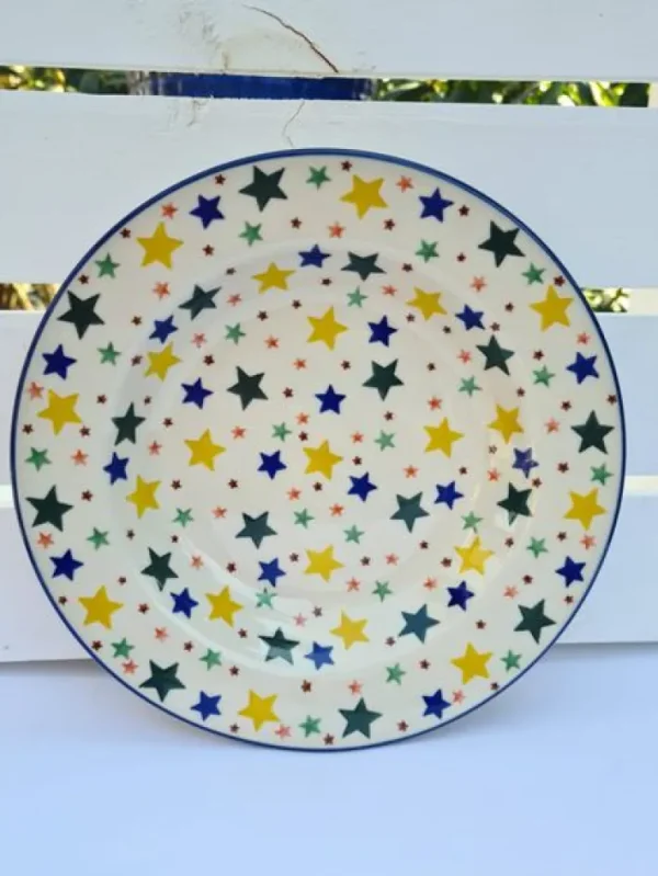 Pastateller, Ø 23,5 cm, Sterne^Bunzlauer Keramik Discount