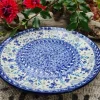 Pizzateller, Ø 33 cm, Floral Party^Bunzlauer Keramik Online