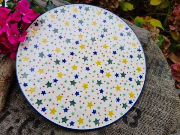 Pizzateller, Ø 33 cm, Sterne^Bunzlauer Keramik Clearance