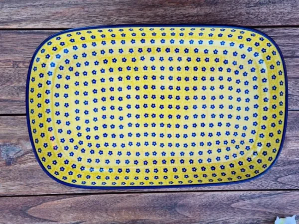 Platte / Schale, 41 x 26,5 cm,3700 ml,  Tradition 20^Bunzlauer Keramik Discount