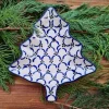 Platte / Schale in Tannenbaumform, 20 x 20 cm, Tradition 25 - BSN 21092^Bunzlauer Keramik Hot