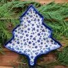 Platte / Schale in Tannenbaumform, 20 x 20 cm, Tradition 12 - BSN 20032^Bunzlauer Keramik Best