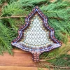Platte / Schale in Tannenbaumform, 20 x 20 cm, Unikat 1 - BSN 21084^Bunzlauer Keramik Best