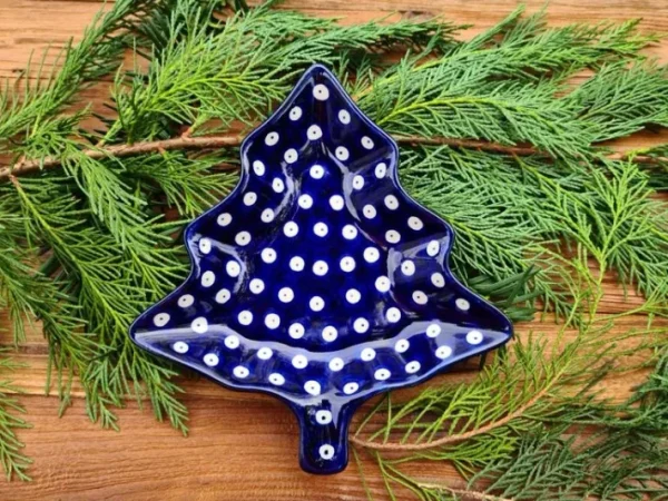 Platte / Schale in Tannenbaumform, 20 x 20 cm, Tradition 5 - BSN 20037^Bunzlauer Keramik Clearance