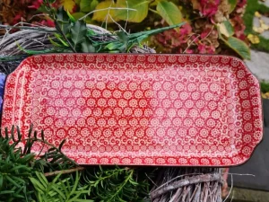 Platte, 32 x 14 cm, Dekor 2691V^Bunzlauer Keramik Outlet