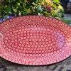 Platte, 35 x 21 cm, Dekor 2691V^Bunzlauer Keramik Hot