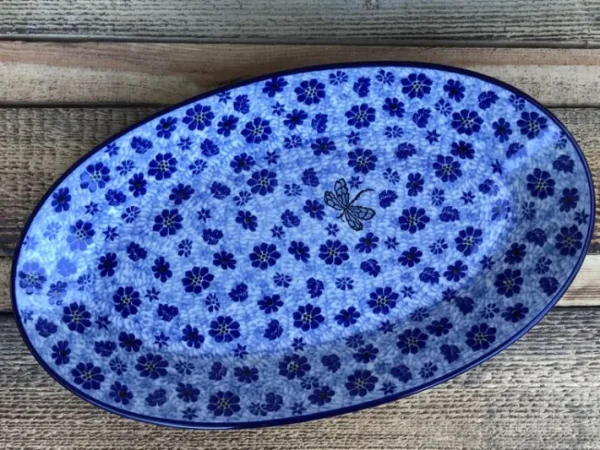Platte, 35 x 21 cm, Dragonfly, BSN J-1652^Bunzlauer Keramik Best