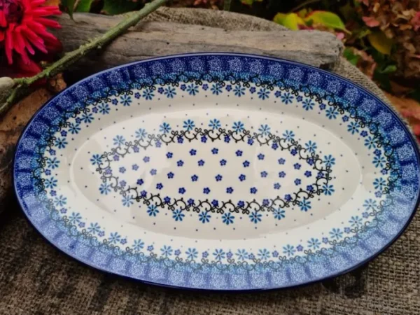 Platte, 35 x 21 cm, Fleur Delicate, BSN J-1927^Bunzlauer Keramik Sale