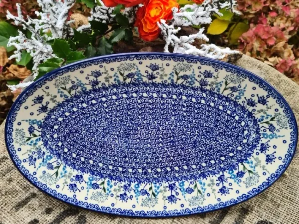Platte, 35 x 21 cm, Floral Party^Bunzlauer Keramik Fashion