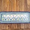 Platte, 41,5 x 14,5 cm, Forget me not, BSN J-1986^Bunzlauer Keramik Outlet