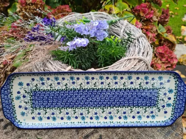 Platte, 41,5 x 14,5 cm, Spring Hill^Bunzlauer Keramik Outlet