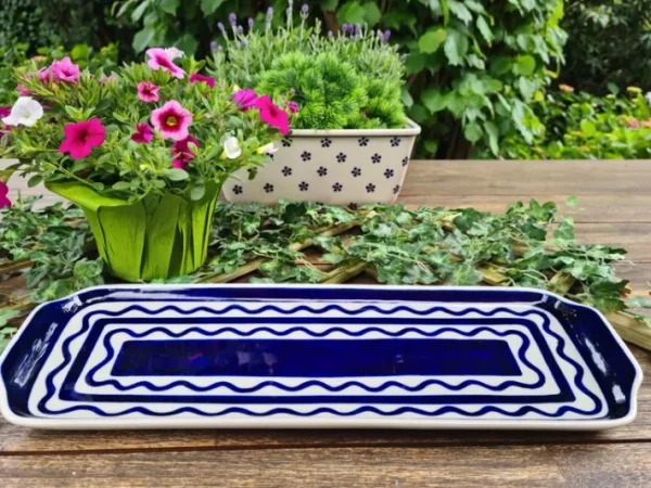 Platte, 41,5 x 14,5 cm, Tradition 29, BSN 110280^Bunzlauer Keramik Online