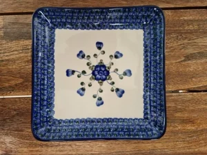 Platte, 21 x 21 cm, Tradition 9, BSN 14972^Bunzlauer Keramik New
