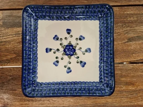 Platte, 21 x 21 cm, Tradition 9, BSN 14972^Bunzlauer Keramik New